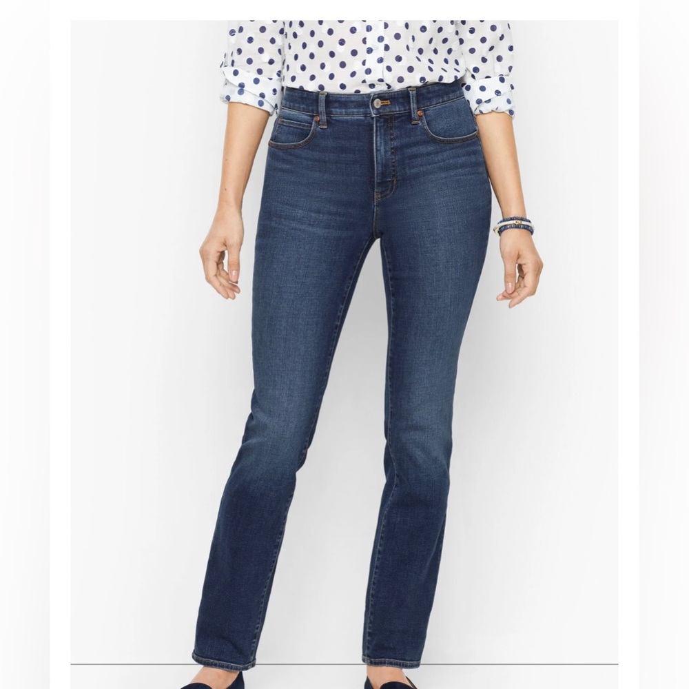 Talbots STRAIGHT LEG JEANS - CHESAPEAKE WASH